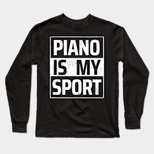 piano Long Sleeve T-Shirt